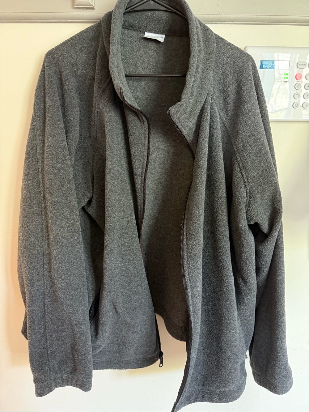 Columbia Dark Gray Fleece Zip-Up Jacket